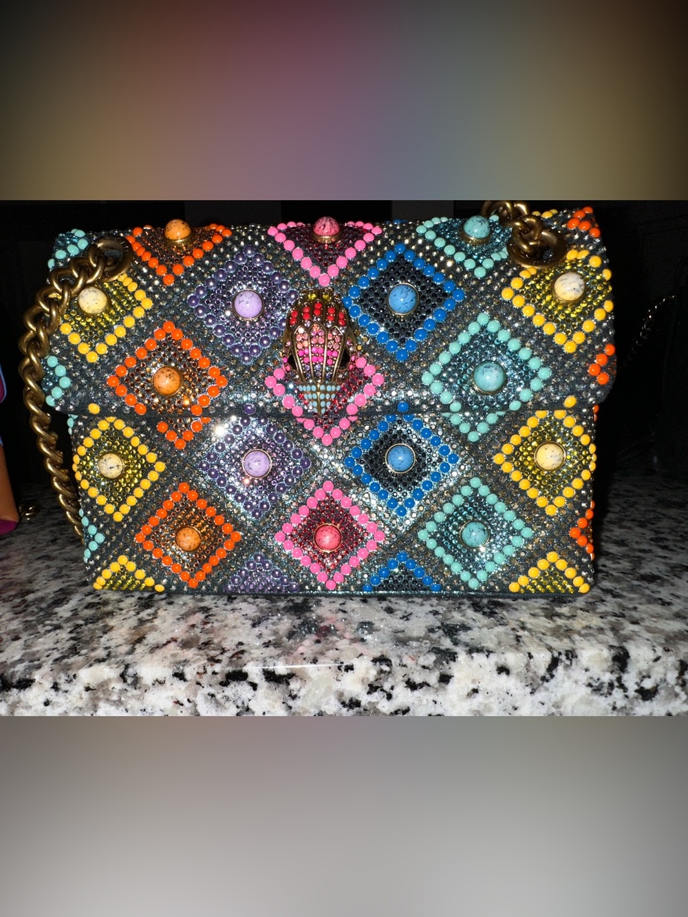 Kurt Geiger Leather Mini Kensington Purse